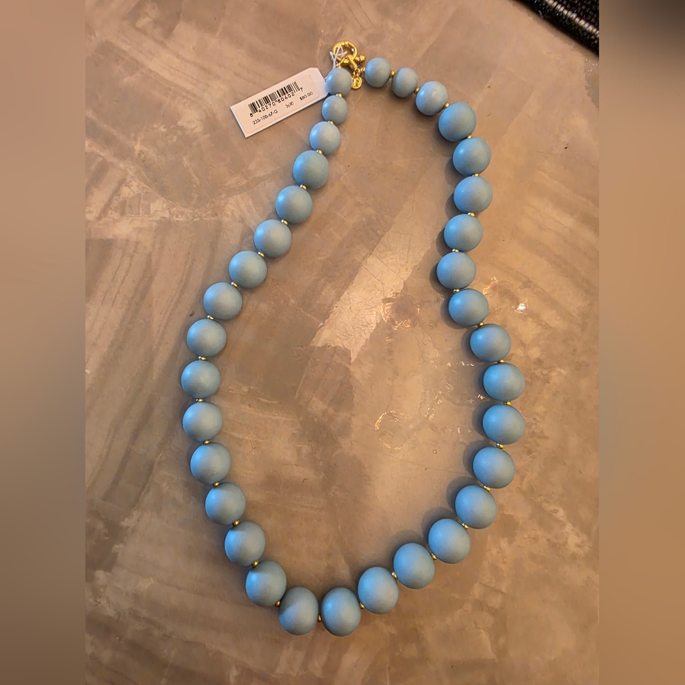Gorjana Blue Beaded Necklace